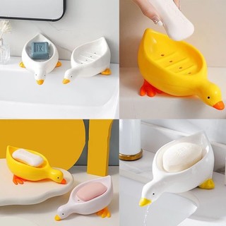 Khay NHỰA CHÚ VỊT Để Xà Phòng - Hộp Đựng Xà Phòng Hình Chú Vịt Có Chỗ Thoát Nước