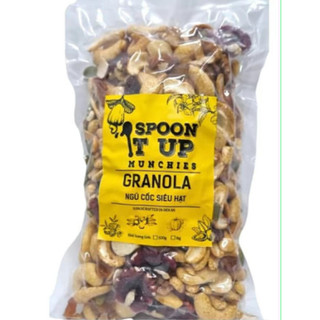 Granola Siêu Hạt Spoon It Up – Không Đường – Ít Yến Mạch – Eat Clean Giảm Cân Giòn Rụm