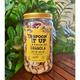 Granola Siêu Hạt Spoon It Up – Không Đường – Ít Yến Mạch – Eat Clean Giảm Cân Giòn Rụm