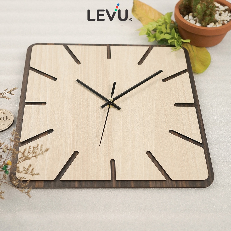 Đồng Hồ Treo Tường hình vuông đơn giản phong cách thời thượng