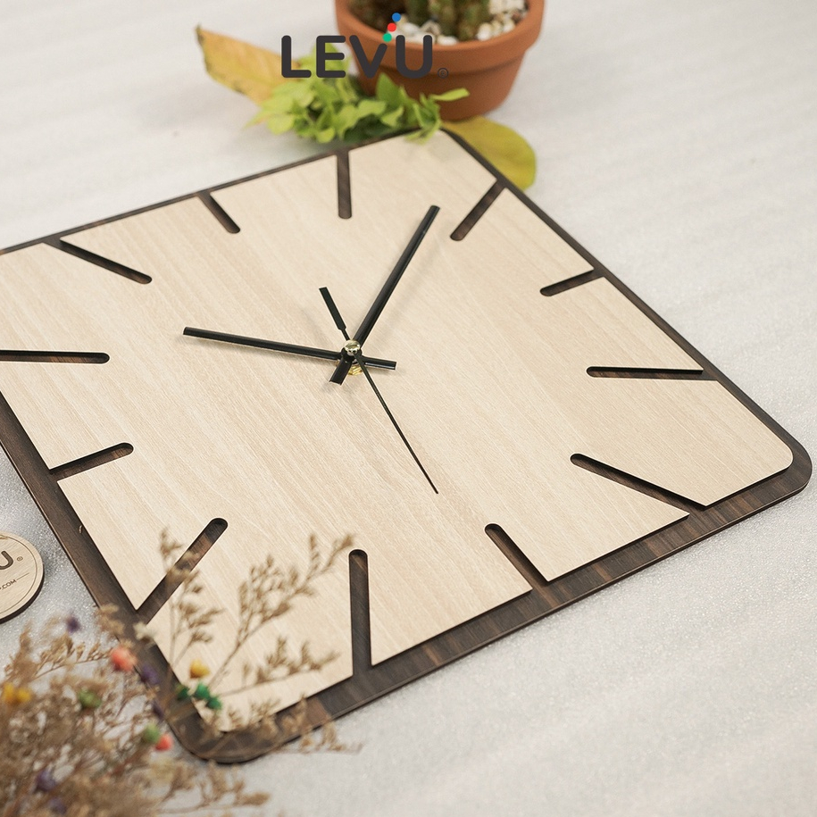Đồng Hồ Treo Tường hình vuông đơn giản phong cách thời thượng