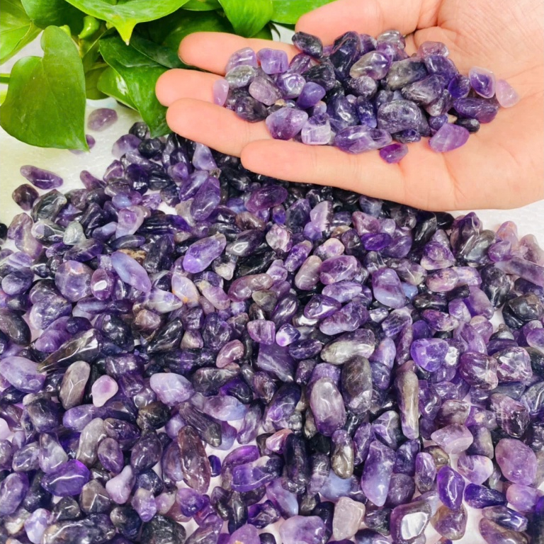 Set Đá Thạch Anh cho (MỆNH HỎA) - Thạch anh tím, Mã não đỏ tự nhiên, Thạch anh hồng - Giảm stress