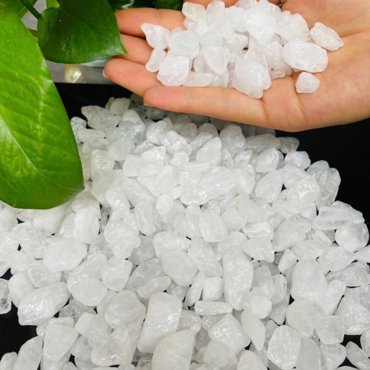 Set Đá Thạch Anh cho (MỆNH KIM) - Đá Mắt Hổ, Thạch Anh Trắng tự nhiên, Thạch Anh Vàng vụn - May mắn