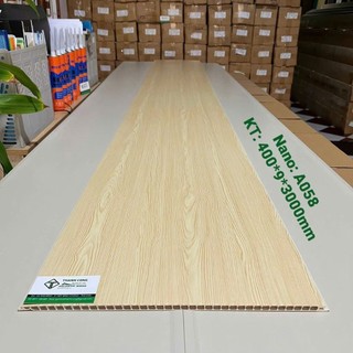 Tấm Nhựa Ốp Tường Nano Lam Sóng (Dài 70cm Rộng 40cm) có nhận thi công