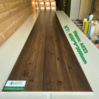 Tấm nhựa ốp tường Nano giả gỗ ( Dài 95cm rông 40cm) có nhận thi công lam sóng