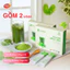Bột Rau Má Uống Liền Quảng Thanh, Sấy Lạnh Nguyên Chất Hộp Tiện Lợi - Mát gan, giải nhiệt cơ thể