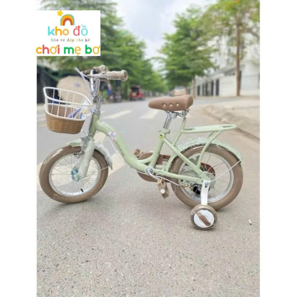 Xe đạp mini, xe đạp cho bé gái Xaming 1 KHUNG full size 12_20 hàng cao cấp