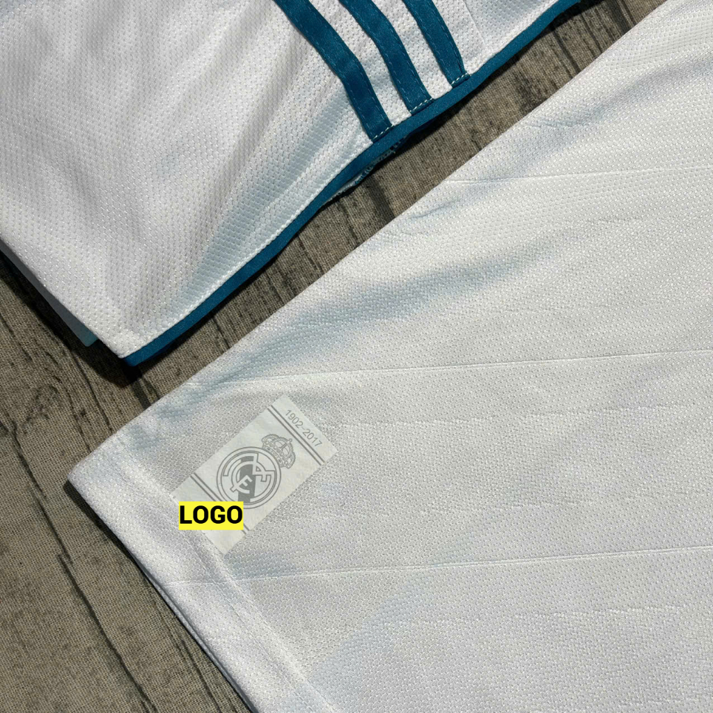QUẦN ÁO BÓNG ĐÁ CLB REAL MADRID 2017 Dài Tay -VẢI GAI THÁI SIÊU CẤP - QUYNH HOA FOOTBALL