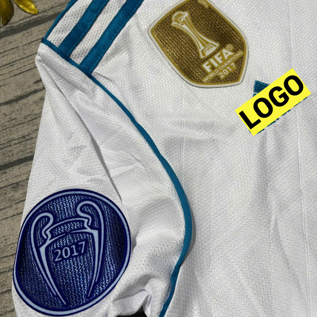 QUẦN ÁO BÓNG ĐÁ CLB REAL MADRID 2017 Dài Tay -VẢI GAI THÁI SIÊU CẤP - QUYNH HOA FOOTBALL