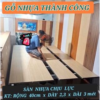 Tấm Nhựa Sàn Chịu Lực pvc Tấm Dài 2m9 Vận Chuyển Cắt Đôi ( Còn 1m45 )