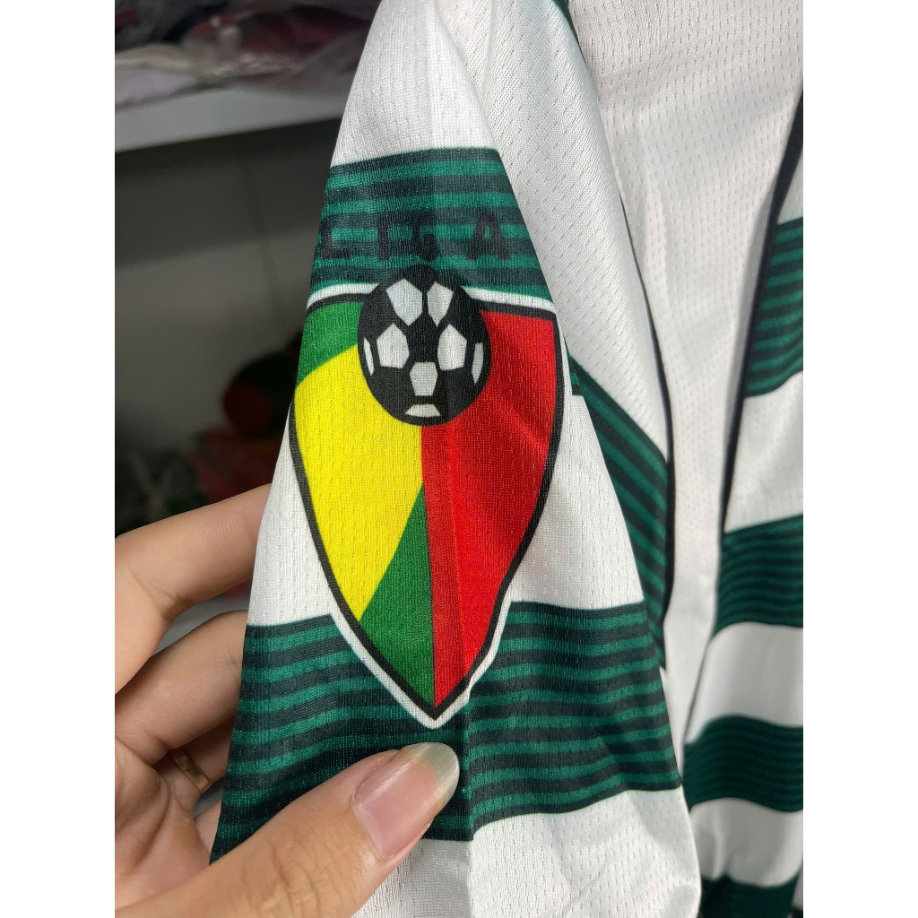 Bộ Sporting Lisbon Retro 2002/03 FAN (Áo + Quần) | Bộ Đồ Bóng Đá Retro Bản FAN - QUYNH HOA FOOTBALL