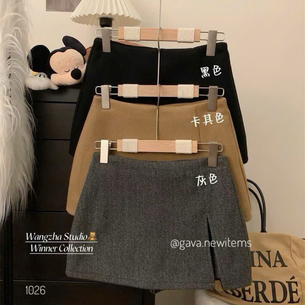 Ssu.Studio// CHÂN VÁY DẠ XẺ XIU XINH HÀNG QCL1