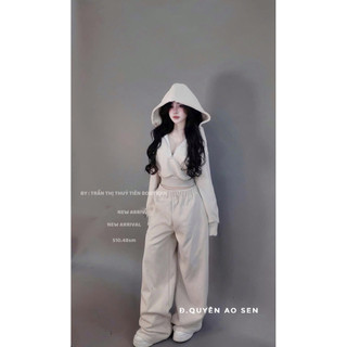 SET NỈ ÁO KHOÁ MŨ MIX QUẦN ỐNG XUÔNG BASIC HOT