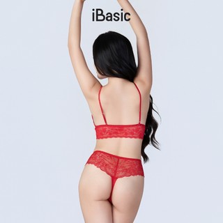 [SEASON OF LOVE] Quần lót Quần chip lọt khe hở mông ren xuyên thấu iBasic nóng bỏng gợi cảm màu đỏ PANW199