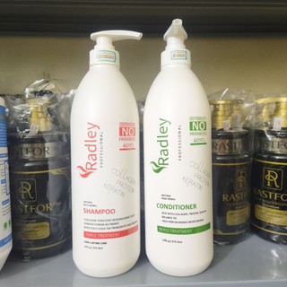 Cặp dầu gội xả RADLEY 975ml (new) Phục Hồi Ngăn Tóc Gãy Rụng , Siêu Mềm Mượt Tóc
