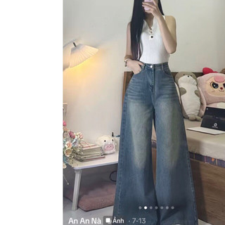 quần bò ống rộng siêu đẹp
