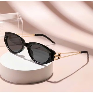 Kính Mắt Mèo Cao Cấp Kiểu Hàn Quốc, Gọng Kim Loại, Chống Tia UV 400