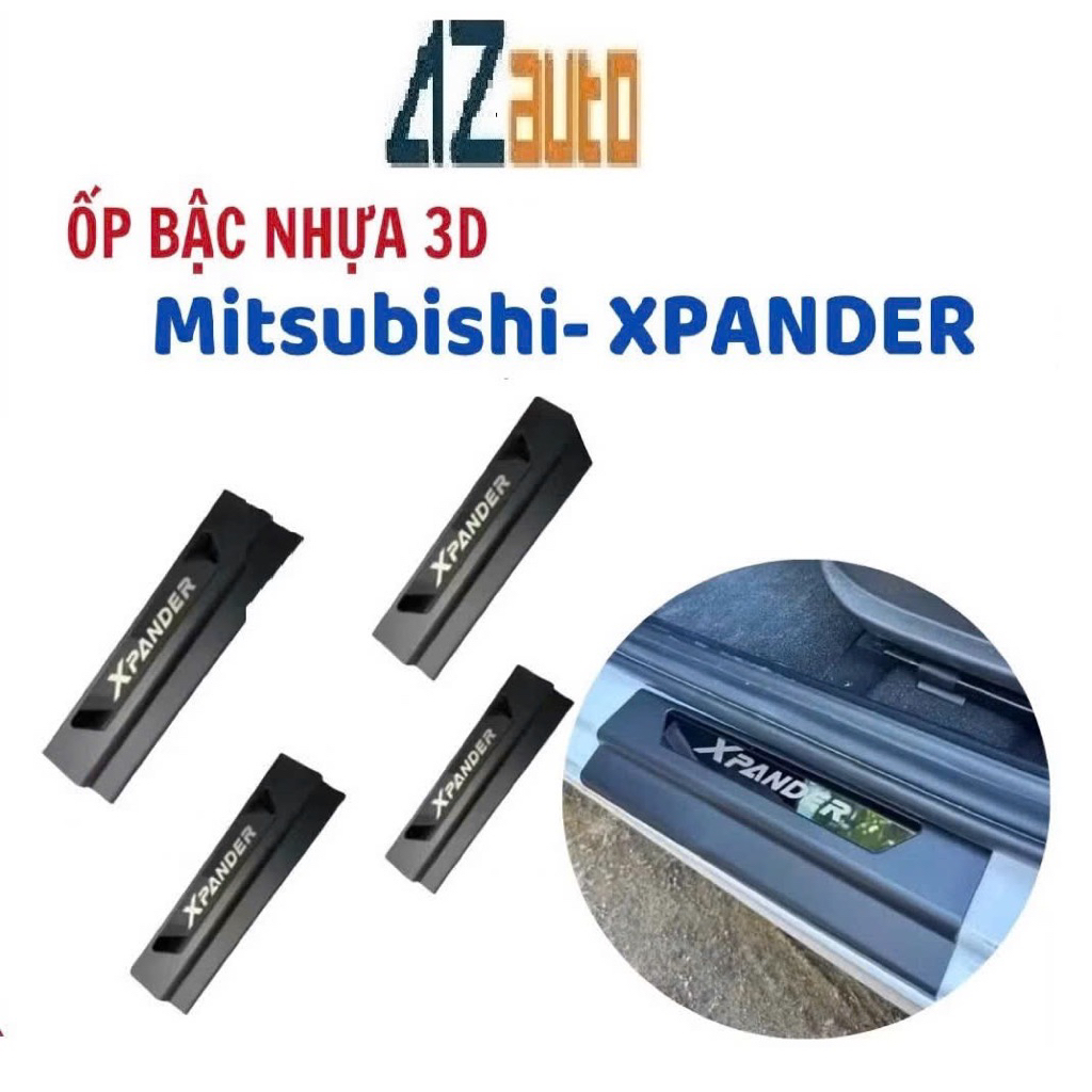 Ốp bậc ngoài nhựa xe Mitsubishi Xpander 2018-2026 hàng cao cấp