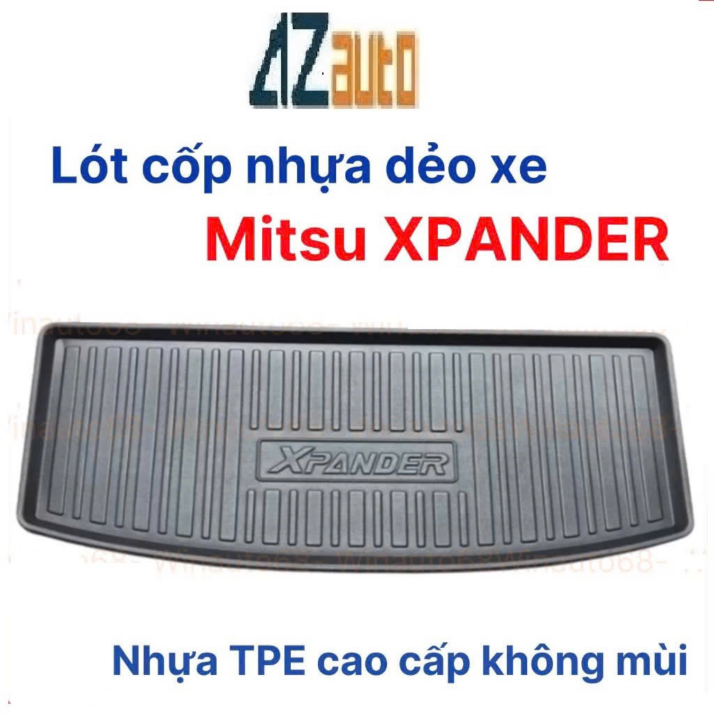 Lót Cốp Nhựa Mitsu Xpander 2018-2026 nhựa dẻo TPE ko mùi, đàn hồi tốt, dễ dàng vệ sinh lau rửa (Hàng cao cấp)