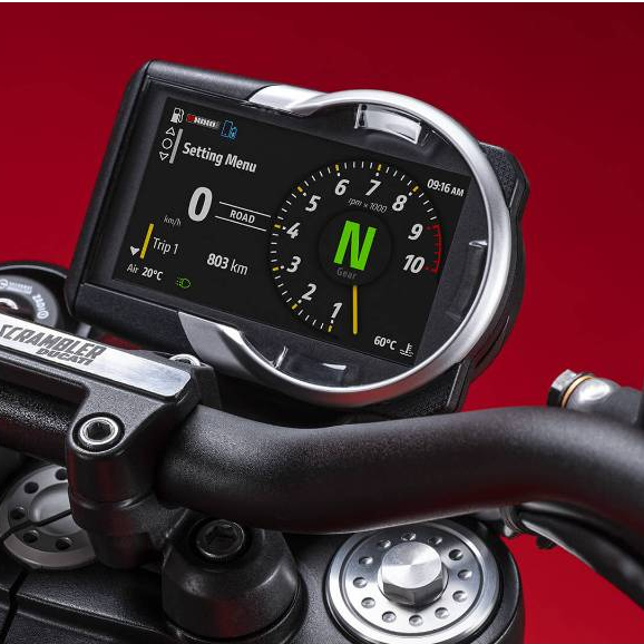 PPF Ducati Scrambler Icon, PPF dán bảo vệ mặt đồng hồ, TPPU nhập khâu