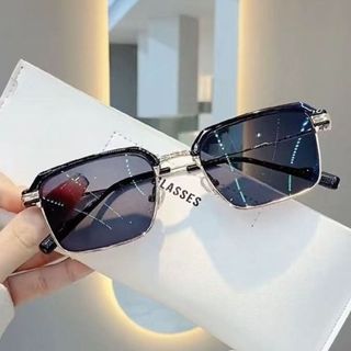 Mắt Kính đổi màu cao cấp nửa gọng chống ánh xanh, Gọng kính cận nam nữ thời trang hàn quốc K043