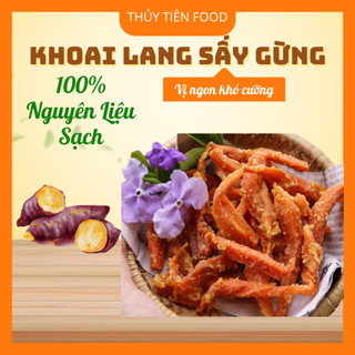 Khoai Lang Mật Sấy Gừng Giòn Ngọt – Ăn Vặt Đà Lạt – Đóng Túi 250g/500g – THUYTIENFOOD