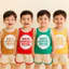 Đồ bộ bé trai và đồ bộ bé gái QATE554 - Bộ quần áo em bé ba lỗ vải cotton đũi TB231