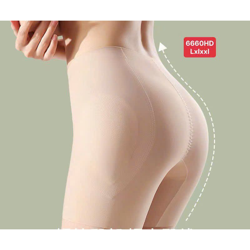 Quần Độn Hông Hỗ Trợ Nâng Hông Tự Nhiên Chất Su Đúc Không Viền Chống Lộ 6660