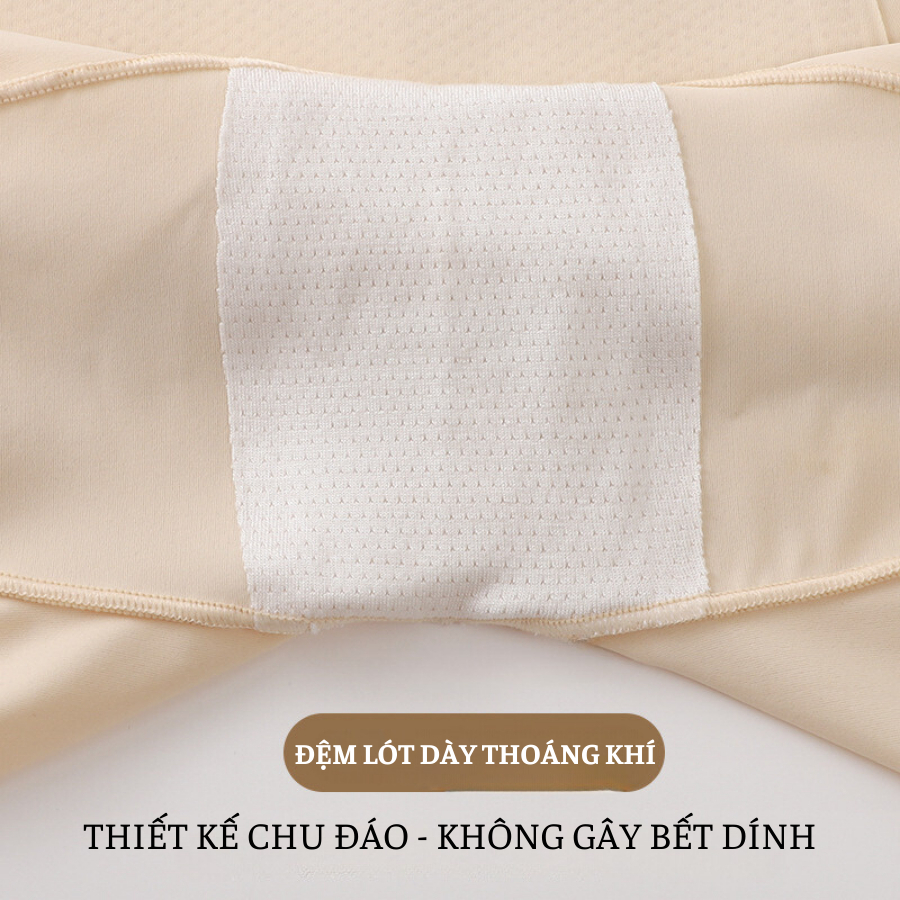 Quần Độn Hông Hỗ Trợ Nâng Hông Tự Nhiên Chất Su Đúc Không Viền Chống Lộ 6660
