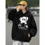 Áo khoác nam in hình hạo tiết thỏ tai dài phối chữ in phong cách, áo hoodie có nón C1
