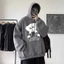 Áo khoác nam in hình hạo tiết thỏ tai dài phối chữ in phong cách, áo hoodie có nón C1