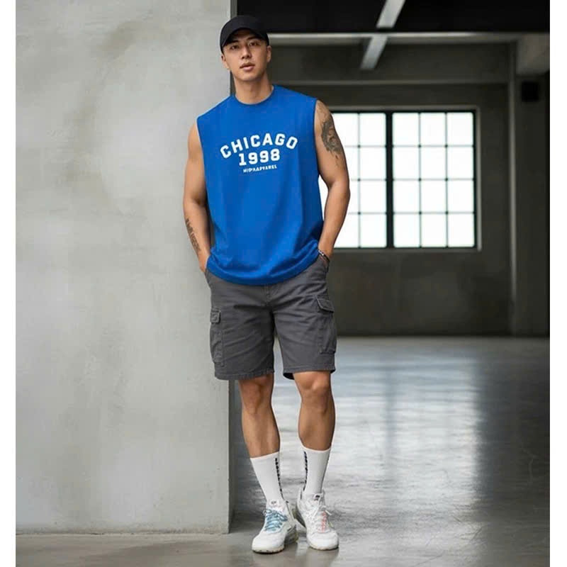 Áo thun Tanktop Cổ tròn CHICAGO 1998 Localbrand ICVCVNI Unisex