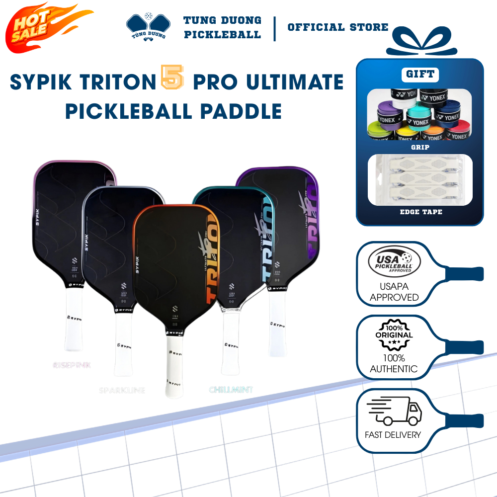 Vợt Pickleball Sypik Triton Pro Ultimate Gen 5 - Chính Hãng - Sypik ...