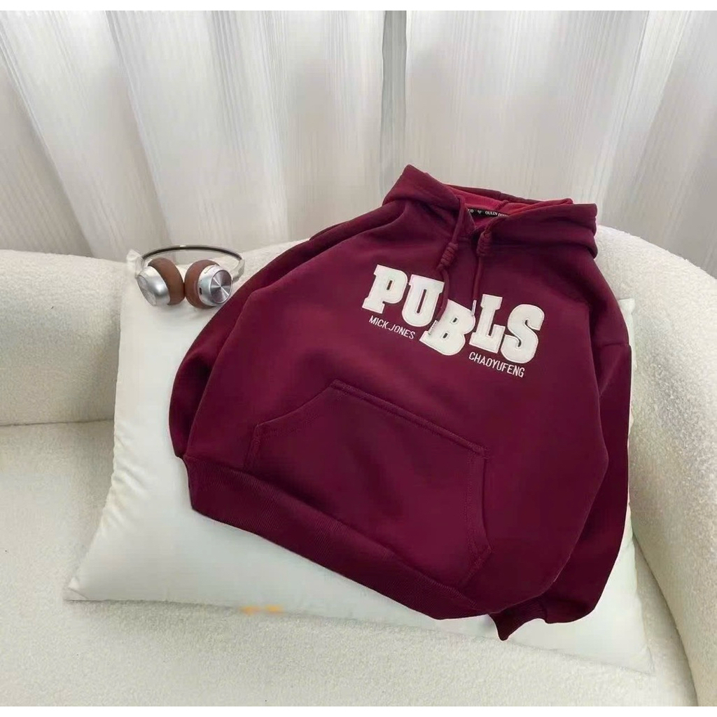 Áo hoodie LÓT LÔNG trẻ em áo nỉ có mũ cho bé 20-45kg chất dầy ấm