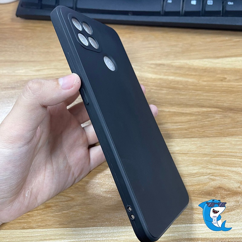 Ốp lưng OPPO A15 / A15S bảo vệ cam điện thoại toàn diện cạnh vuông nhựa dẻo tpu bibi glass