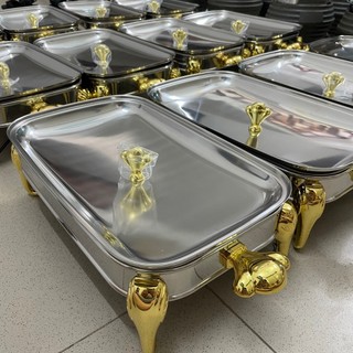 Khay Hấp Chữ Nhật Inox 304 Cao Cấp – Bền Đẹp Không Gỉ – Hấp Cá Nguyên Con Dễ Dàng Dùng Được Bếp Ga/Bếp Từ
