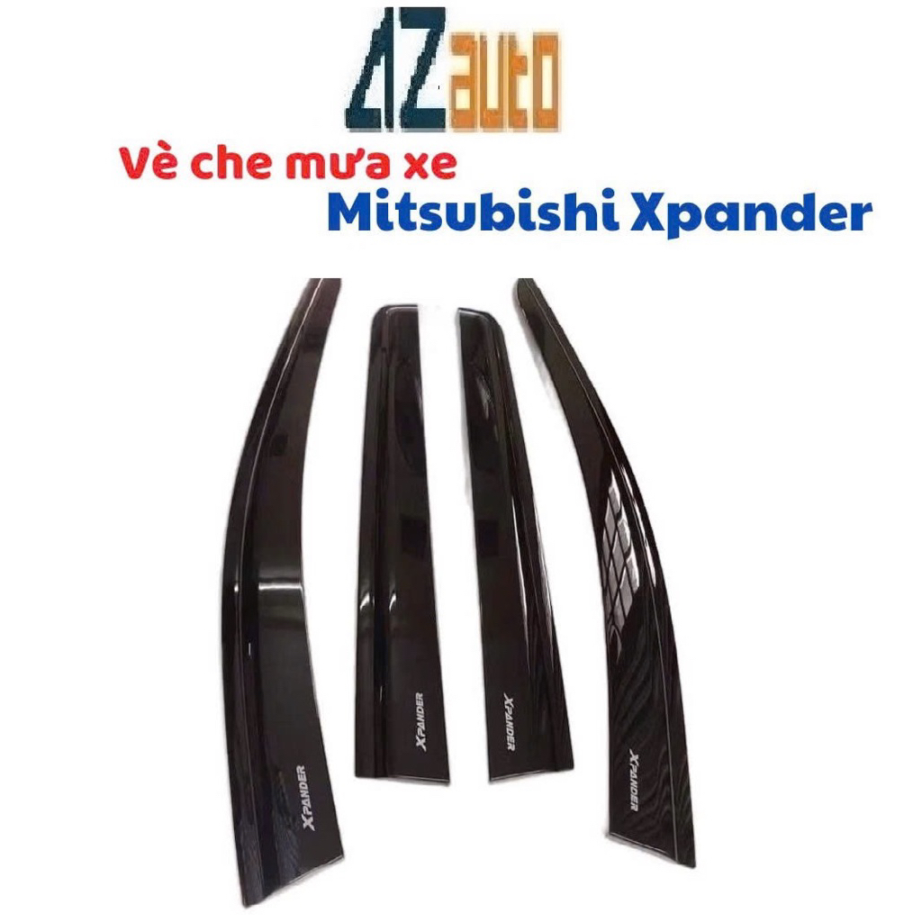 Vè che mưa xe Mitsubishi Xpander, Xpander cross 2018-2026 nhựa đen ABS cao cấp