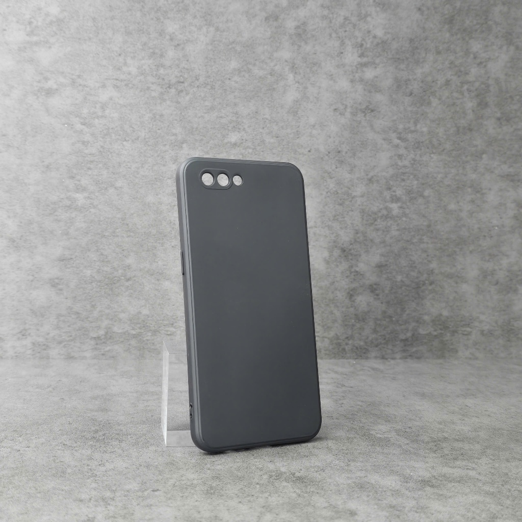 Ốp lưng Oppo A3S / A1K bảo vệ cam điện thoại toàn diện cạnh vuông nhựa dẻo tpu bibi glass