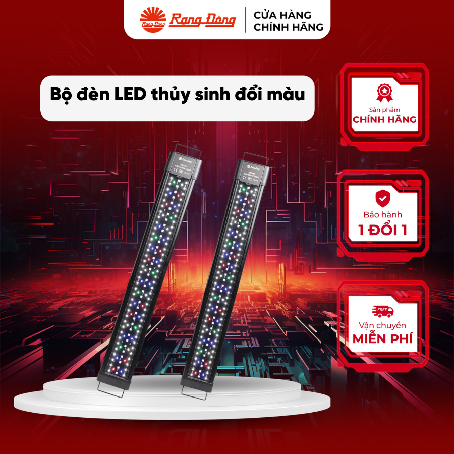 Bộ đèn LED thủy sinh đổi màu 60W, Model: TS01.RGB 1200/60W | Shopee ...