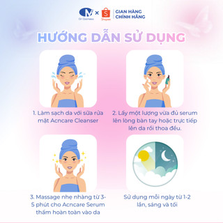 Serum Giảm Mụn Acncare Serum Dr Cosmess 30ml - Giảm Mụn Đầu Đen, Mụn Cám, Giảm Thâm Nhanh Chính Hãng