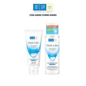 Combo sạch sâu dịu nhẹ, dưỡng ẩm nhanh chóng: Sữa rửa mặt Advanced Nourish 80g +Nước dưỡng ẩm 170ml (da thường/khô)