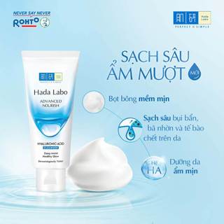 [VB] Combo sạch sâu dịu nhẹ, dưỡng ẩm nhanh chóng: Sữa rửa mặt Advanced Nourish 80g +Nước dưỡng ẩm 170ml (da thường/khô)