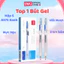 Hộp 5 Bút Gel Deli A575 Bút Bi Nước 0.5mm, Bút Bi Bấm Mực Gel Trơn Tru Viết Sổ Caligraphy Siêu Đẹp