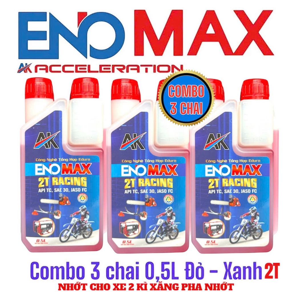 COMBO 3 CHAI     AKLUBE ENOMAX 2T RACING