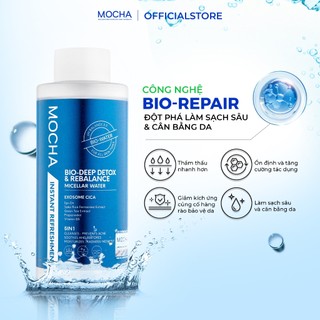 Combo Sữa Rửa Mặt Bio Active & Nước Tẩy Trang Mocha, Làm Sạch Dịu Nhẹ - Lành Tính Cho Da