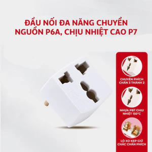 Ổ Cắm Điện Chuyển Đổi 3 Chấu Sang 2 Chấu