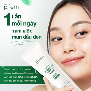 Sữa Rửa Mặt Make P:rem Safe Me Relief Moisture Cleansing Foam Dịu Nhẹ Cho Da (100ml)