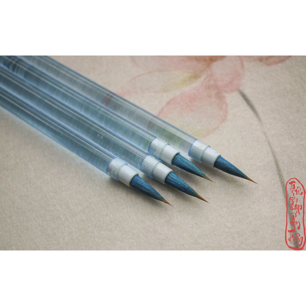 Bút Lông Thư Pháp Tử Tước Bạch Đế Mặc Uyên - Bút Viết Sấu Kim Bản Bút Lông Luyện nét tiểu tự