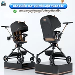 Xe Đẩy Cho Bé Vinng Q7 Cao Cấp, Xe Đẩy Trẻ Em Gấp Gọn Đảo Chiều 3 Chế Độ Ngả Lưng Tiện Lợi, Bánh Xe Giảm Xóc An Toàn — ảnh 5