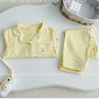 Bộ pijama cho bé trai bé gái  dài tay nỉ lông cừu sz 8-26kg, đồ ngủ cho bé gái,bé trai dài tay thu đông